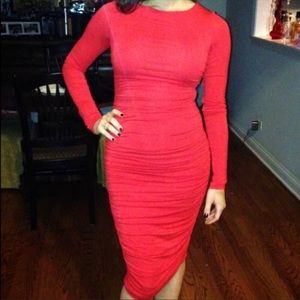 Bailey 44 Red Midi Dress